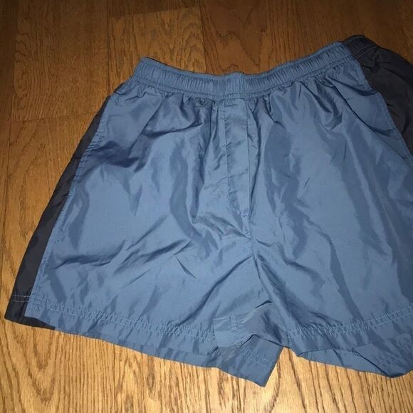 Nike x sacai Girls Blue Colorblock Elastic Waistband Athletic Shorts Size Medium - Picture 2 of 6